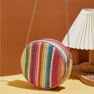 🆕Multi color straw bag